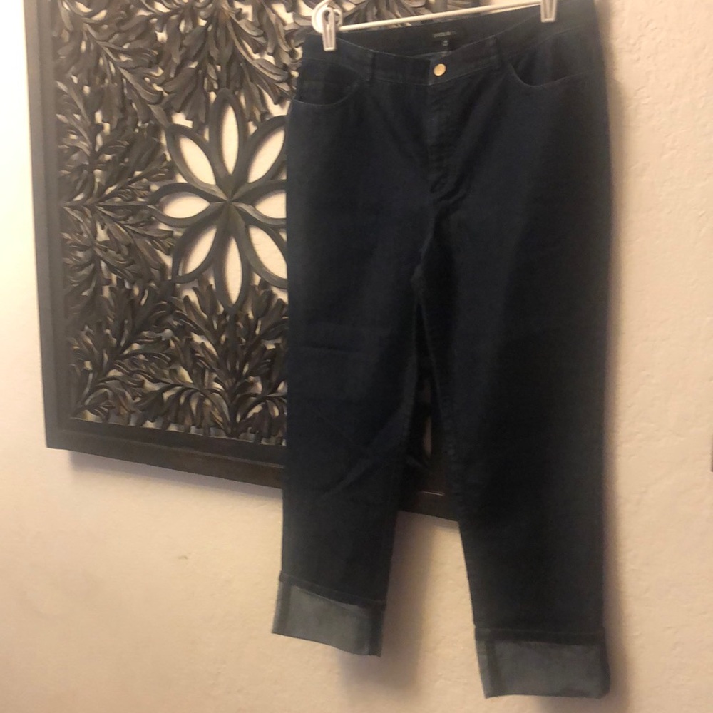 Lafayette 148 New York like new size 12 crop jeans